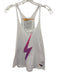 Aviator Nation Size S White Cotton Blend Racer Back Athleisure Top White / S