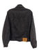 MAX&Co. Size 2 Black Cotton Lined Trucker Denim Jacket Black / 2