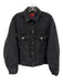 MAX&Co. Size 2 Black Cotton Lined Trucker Denim Jacket Black / 2