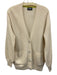 27 Miles Size S/M Cream Cashmere Button Front Cardigan Sweater Cream / S/M