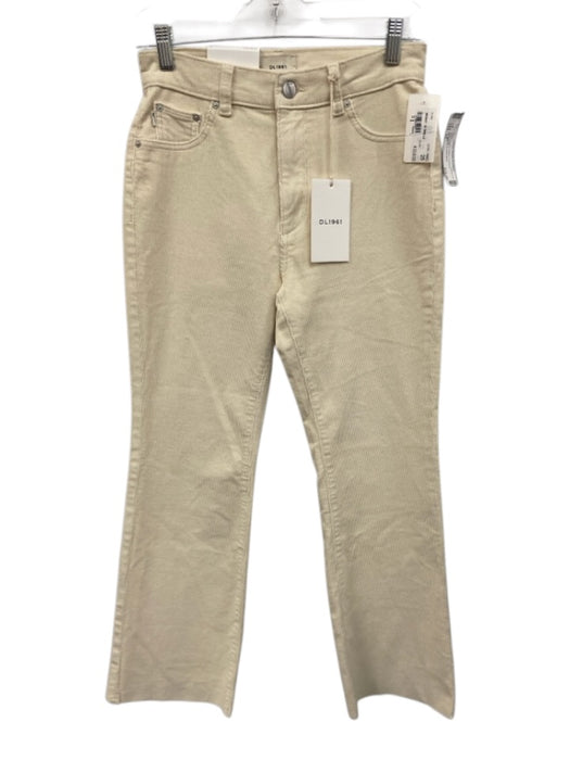 DL1961 Size 25 Cream Cotton Corduroy Pants Cream / 25