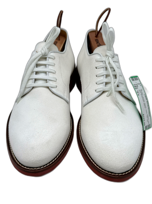 Polo Shoe Size 9.5 Cream & Brown Suede Solid Low Top Men's Shoes Cream & Brown / 9.5