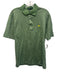 Augusta Natl Golf Size M Green & White Cotton Striped Polo Men's Short Sleeve Green & White / M