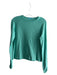 J Mclaughlin Size XS Light Green Cotton Blend Long Sleeve Round Neck Top Light Green / XS