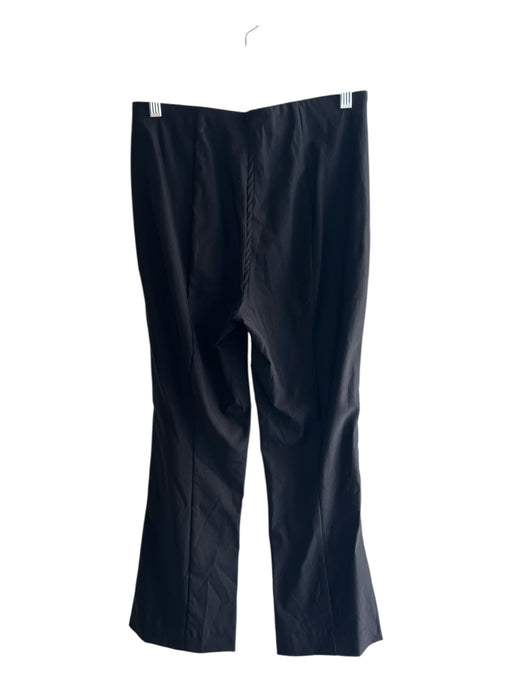 Sara Campbell Size Small Black Rayon Blend Seam Detail Elastic Waist Flare Pants Black / Small