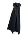Carolina Herrera Size 4 Navy & Black Strapless Brocade Back Zip Boning Gown Navy & Black / 4