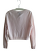Aqua Size Small Pale Pink Cashmere Button Up Round Neck Long Sleeve Cardigan Pale Pink / Small