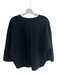 Theory Size 4 Black Viscose V Neck 3/4 Sleeve Top Black / 4
