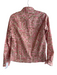J Mclaughlin Size XS Tan, Pink & Multi Cotton Blend Collared Button Down Top Tan, Pink & Multi / XS
