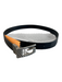 Gucci Black Leather Silver Buckle Belts Black / S