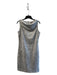 J. McLaughlin Size XS Light Gray Polyester Blend Sleeveless Cowl Neck Dress Light Gray / XS