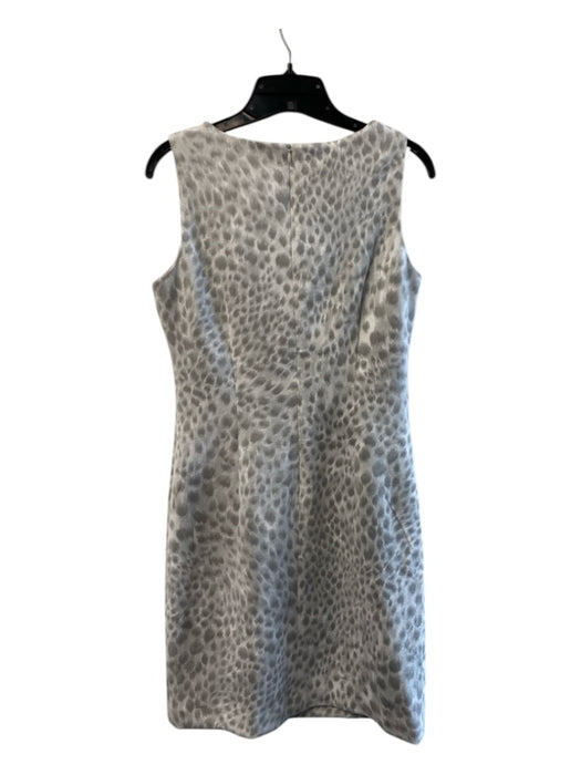 J. McLaughlin Size XS Light Gray Polyester Blend Sleeveless Cowl Neck Dress Light Gray / XS