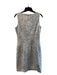 J. McLaughlin Size XS Light Gray Polyester Blend Sleeveless Cowl Neck Dress Light Gray / XS