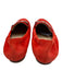 Tods Shoe Size 37.5 Red Suede Metal Buckle Slip On Flats Red / 37.5