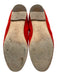 Tods Shoe Size 37.5 Red Suede Metal Buckle Slip On Flats Red / 37.5