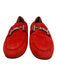 Tods Shoe Size 37.5 Red Suede Metal Buckle Slip On Flats Red / 37.5
