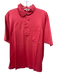 Maus & Hoffman Size 42 Red Cotton Solid Polo Men's Short Sleeve Red / 42