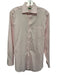 Sid Mashburn Size 15.5 Pink & White Cotton Striped Button Down Long Sleeve Shirt Pink & White / 15.5
