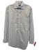 Sid Mashburn AS IS Size Est M Light blue Cotton Solid Men's Long Sleeve Shirt Light blue / Est M