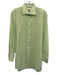 Aster Size 16.5 Green & White Cotton Plaid Button Down Men's Long Sleeve Shirt Green & White / 16.5
