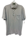 Sid Mashburn Size M White Cotton Solid Polo Men's Short Sleeve White / M