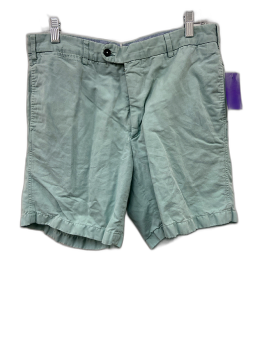 Sid Mashburn Size 36 Sea Green Cotton Solid Khakis Men's Shorts Sea Green / 36