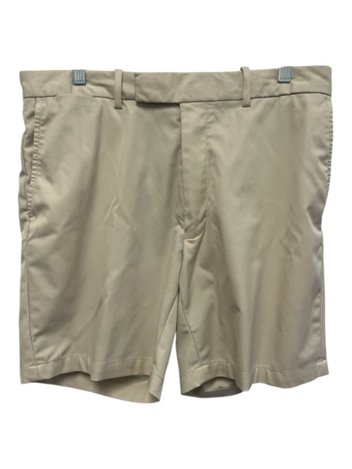 RLX Size 34 Beige Synthetic Solid Athletic Khakis Men's Shorts Beige / 34