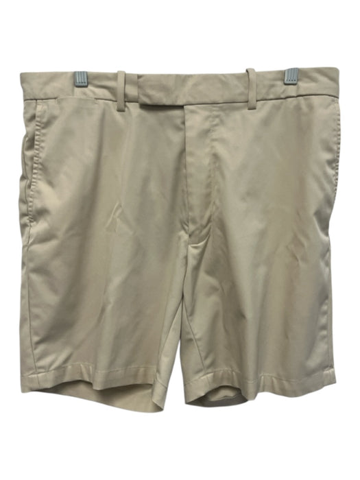 RLX Size 34 Beige Synthetic Solid Athletic Khakis Men's Shorts Beige / 34