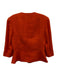 Ralph Lauren Black Size S Orange Linen 3/4 Sleeve Big Buttons Peplum Jacket Orange / S