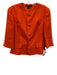 Ralph Lauren Black Size S Orange Linen 3/4 Sleeve Big Buttons Peplum Jacket Orange / S