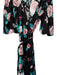 Diane Von Furstenberg Size S Black & Multi Viscose Blend Half Sleeve Maxi Dress Black & Multi / S