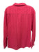 Roller Rabbit Size Medium Hot pink Cotton Long Sleeve Eyelet Button Front Top Hot pink / Medium