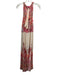 Calypso St. Barth Size XS Pink, Red, Orange Silk Blend Sleeveless Wide Leg Dress Pink, Red, Orange / XS