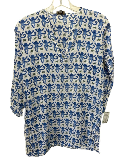 Roberta Roller Rabbit Size XS Blue, Green, White Cotton Long Sleeve swimwear Blue, Green, White / XS