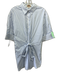 Mason's Daughter Size S White & Blue Cotton Blend Long Sleeve Buttons Dress White & Blue / S