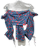 Eddy Size M/S Blue, Red & Pink Cotton Floral Tiered Off Shoulder Maxi Skirt Set Blue, Red & Pink / M/S