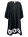 CROSBY by Mollie Burch Size XS Black & White Polyester Blend 1/2 Zip Dress Black & White / XS