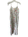 Roller Rabbit Size S White Green & Multi Cotton Floral Spaghetti Strap Dress White Green & Multi / S