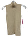 Marie Oliver Size XS Cream White Viscose Blend Sleeveless Ribbed Mock Neck Top Cream White / XS
