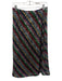 Milly Size S Black & Multi Poly Blend Sequined Elastic Waist Striped Pants Black & Multi / S