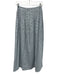 Hill House Size S Blue & White Cotton Gingham Zip Close Pleat Maxi Skirt Blue & White / S