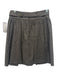 Robert Rodriguez Size 2 Deep Brown Wool Blend Belted Waist Pleat Skirt Deep Brown / 2
