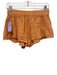 Lake Size S Orange Cotton Blend Elastic Blend Sleeveless Gauze Short Set Orange / S
