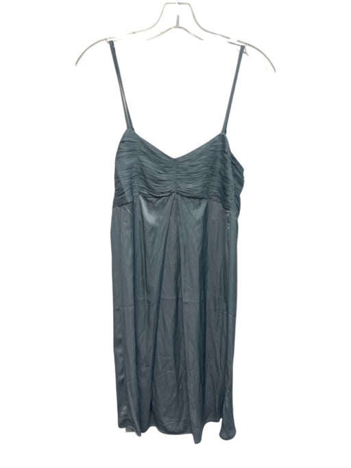 Zadig & Voltaire Size S Blue Poly Blend Satin Adjustable Strap Mini Dress Blue / S