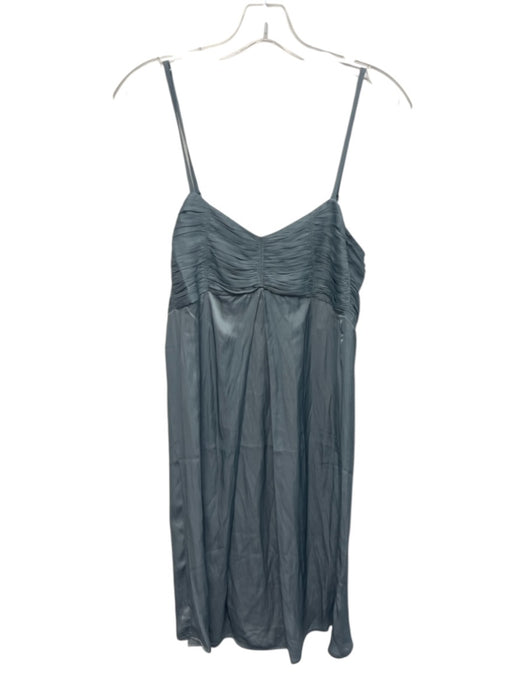 Zadig & Voltaire Size S Blue Poly Blend Satin Adjustable Strap Mini Dress Blue / S