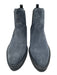 Cecelia Shoe Size 9 Black Leather Wedge Round Pointed Toe Suede Boots Black / 9