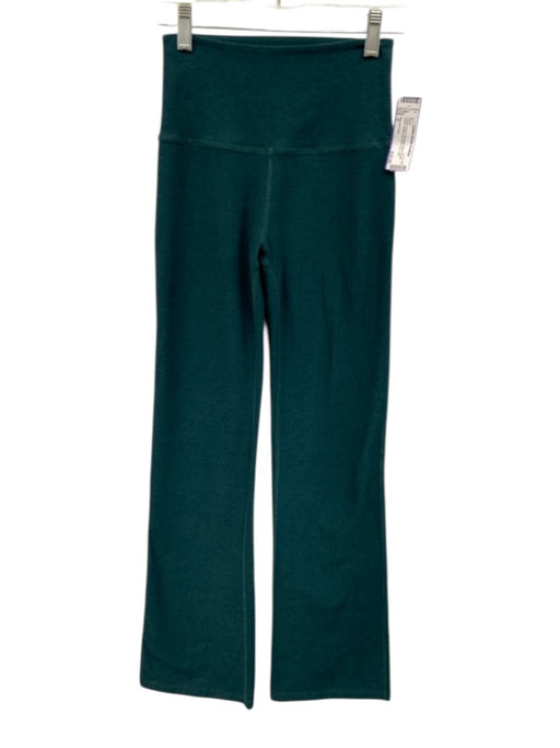 Beyond Yoga Size S Forest Green Polyester Blend Elastic Waist Heathered Pants Forest Green / S