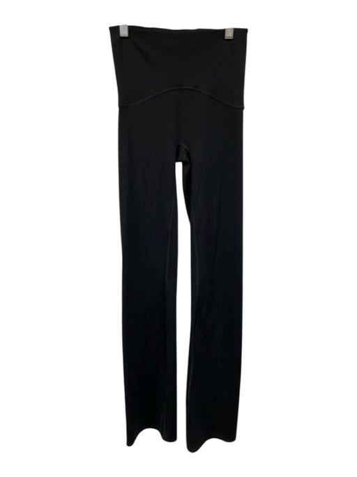 Spanx Size S Black Polyester Blend High Rise Flare Leg Pants Black / S