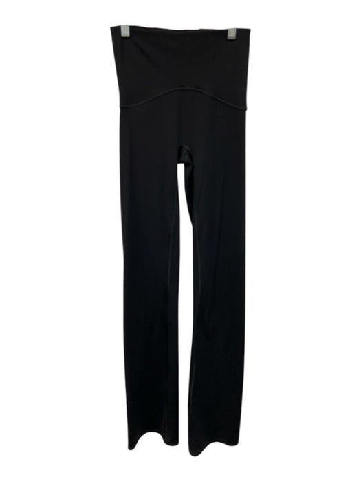 Spanx Size S Black Polyester Blend High Rise Flare Leg Pants Black / S
