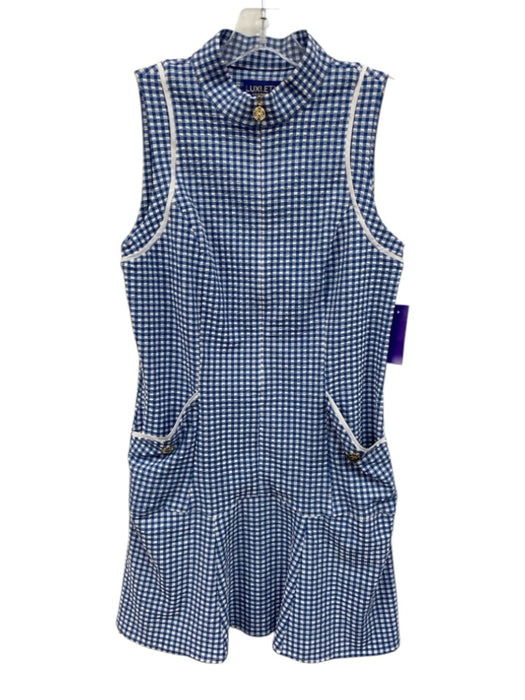 Luxletic Lilly Pulitzer Size 2 Blue & White Polyester & Nylon Sleeveless Dress Blue & White / 2